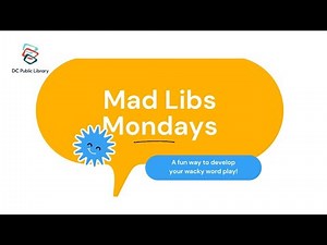 Family Learning: Mad Libs Mondays