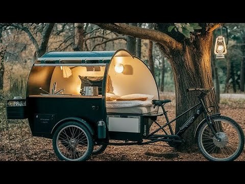 "Ultimate Bicycle Camper Trailer Review: Compact, Cozy, and Functional!"
