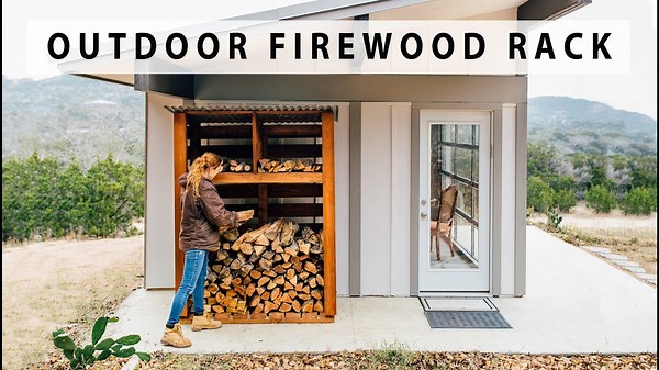 DIY Firewood Rack to Keep Wood Dry and Neat