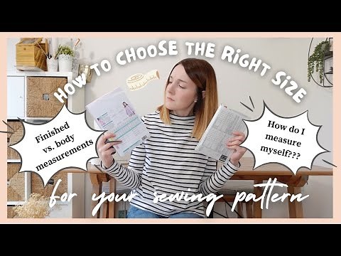 How to choose the perfect sewing pattern size | A complete guide (Beginner sewing series Ep. 3)