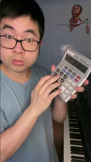 Khaby Lame Mechanism song played on Calculator