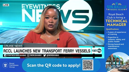 8.1K views · 44 reactions | RCCL Launches New Transport Ferry Vessels | Eyewitness News Bahamas | Facebook