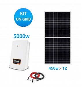 Kit Solar Fotovoltaico On Grid 5000W conectado a la red