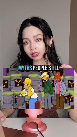 Nuclear waste isn’t glowing green goo ☢️ debunking nuclear myths #nuclearenergy #nuclearreactors