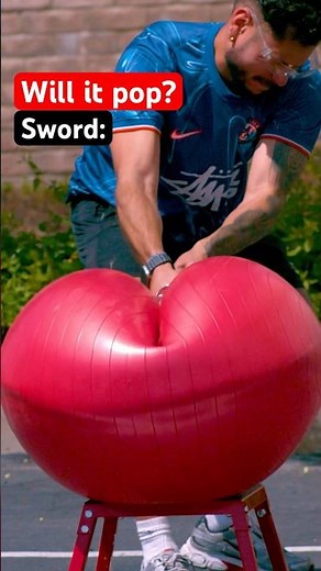 What pops an exercise ball? 🤔