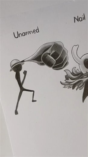 ✨️ 3 Ways to Draw a Stick Beginner Friendly (Unarmed, Nail, Sword)✨️ #tutorial #luffy #drawing #fpy