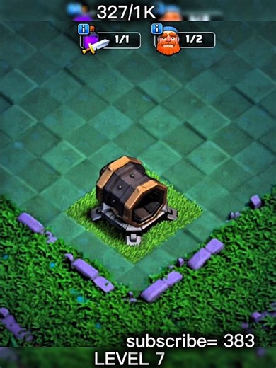 one level to max level giant canon in clash of clans #coc #gaming