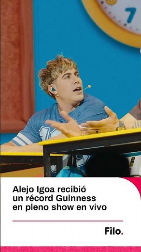 Alejo Igoa rompió un récord Guinness