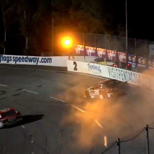 😳 Connor Mosack in contention for the Reese's Sweet Move of the Race with that save! 🤩 📺 FloRacing | 5 Flags Speedway | ARCA Menards Series