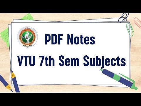 Notes of VTU 7th Sem Subjects | 21EC Notes