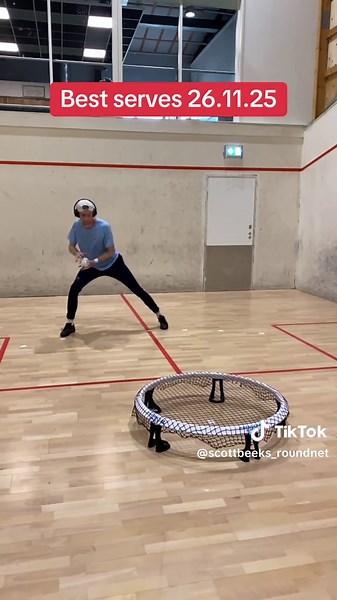 Serve Practice Today 26.11.25 #roundnet #premierspike #spikeball #serving #spinserve