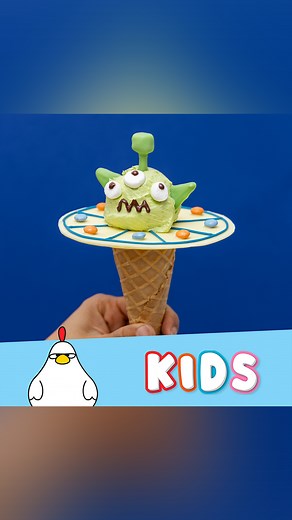 Chefclub Network on Instagram: "UFO Alien Ice Cream 🛸🍦 Take your taste buds on an intergalactic adventure with this ice cream 👽🎃 #recipe #eat #cuisine #food #cook #eatchefclub #homemade #halloween #desserts #sweet #icecream #alien"