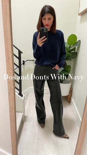 Styling Navy Blue: Do's and Donts with Navy and Black
