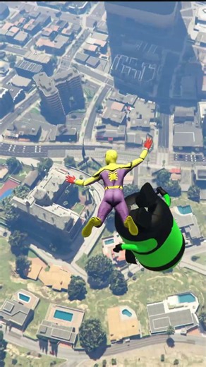 GTA 5 Epic Water Ragdolls Spiderman Jump/Fails Ep #shorts