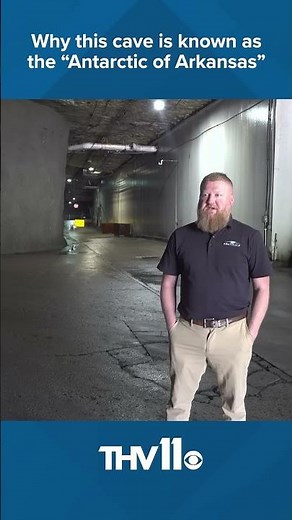 Why this cave is known as the "Antarctic of Arkansas"