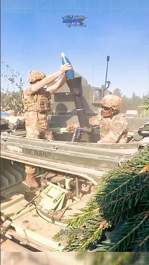 U.S Infantry Division execute mortar exercise Live-fire