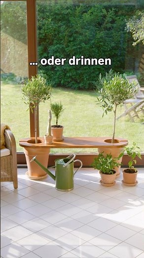 DIY Sitzbank mit Bepflanzung selber bauen 🌿🌱 für Garten & Innenraum 😊
