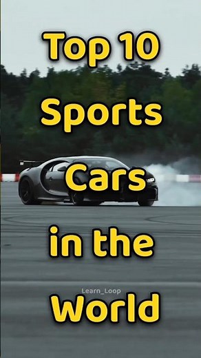 Top 10 Sports Cars in the World 🚗💨 Dream Cars #shorts