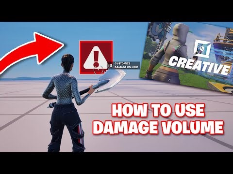 How To Use The Damage Volume Device In Fortnite Creative - Step By Step
