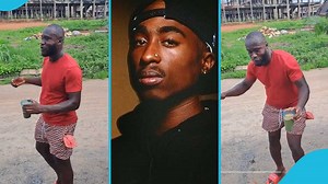 "Kumasi meets USA": Ras Nene dances to Tupac's Hit Em Up with local dance moves