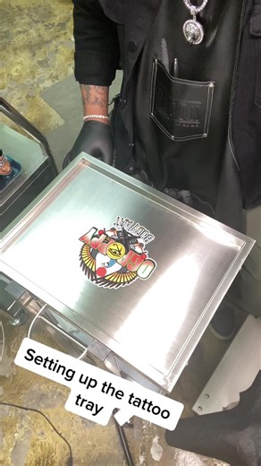 Setting up my tattoo tray #tattoosetup