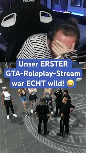 Unser ERSTER GTA-Roleplay-Stream war wild! mit @heideltrautDE #shorts