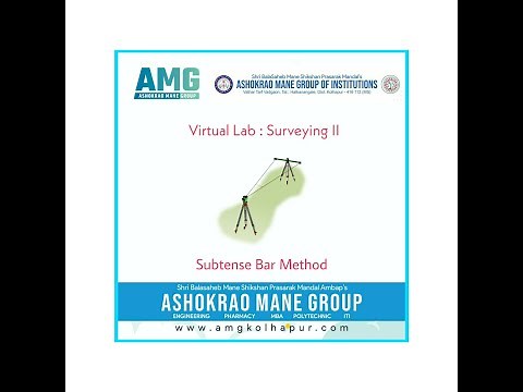 Experiment No. 03 | Subtense Bar Method | Tacheometry | Surveying II