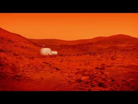Mars Outpost Ambience | Cydonia Region | Windy Storm for Sleep & Relaxation