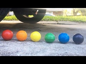THE MOST SATISFYING CAR TIRE CRUSH | CRUSHING FLORAL FOAM SATISFYING ASMR VIDEO