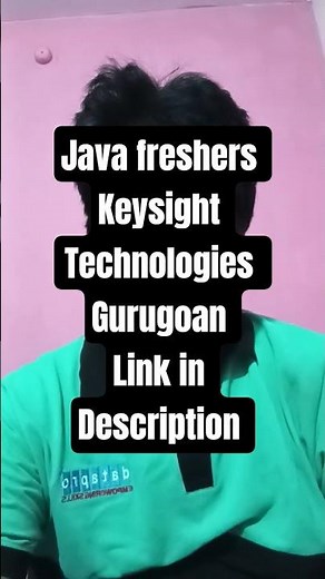 Java Freshers Apply Now 🚀 | Keysight IT Engineer Software Jobs | 0–3 Yrs