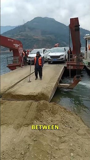 Smooth Car Landing from Ferry.