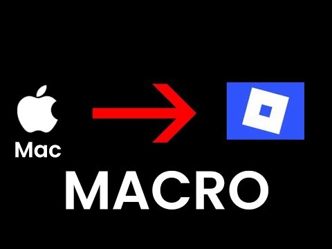 How to make a macro on Mac for Roblox
