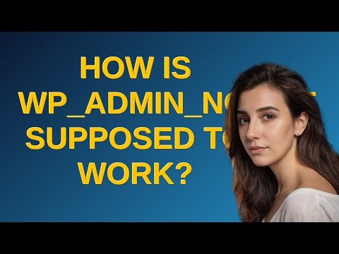 Wordpress: How is wp_admin_notice supposed to work?