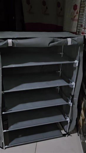 Tired of messy shoes? 👀 This Shoe Rack with Cover keeps everything neat — and yes, you can use it as a mini closet too! 💖 #fyp #shoerack #shoeorganizer #closet #viral