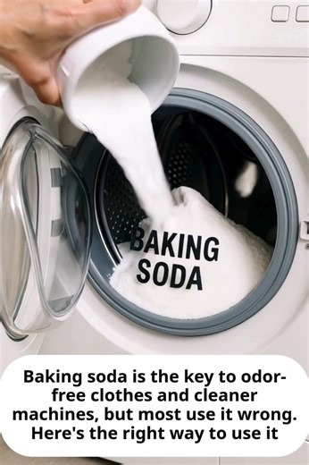 1.2K views | Baking soda is the key to odor-free clothes and cleaner machines, but most use it wrong. Here’s the right way to use it | Easy Make Everything | Facebook