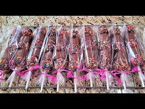 Brochetas De Chocolate Y Bombón Combinado