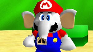 Random: Super Mario 64 Mod Adds Elephant Mario