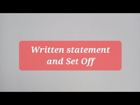 Order- 8, The Code of Civil Procedure, 1908