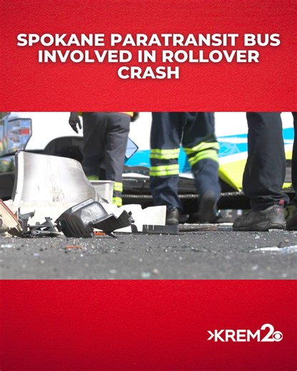10K views · 53 reactions | A crash involving a Spokane Transit Authority paratransit bus resulted in minor injuries Wednesday morning Details here: https://www.krem.com/article/news/local/minor-injuries-reported-in-crash-involving-spokane-paratransit-bus/293-f787e89f-48cc-4157-8ad2-a14440a5235f | KREM 2 News | Facebook