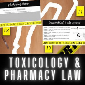 Pharmacy law (dea numbers, controlled substances, and toxicology) workbook
