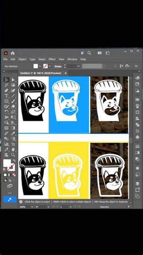 Illustrator 2026 - Tips for cropping logos to place them on solid color or photographic backgrounds