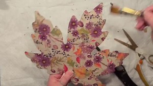 13K views · 323 reactions | Lets have fun with some Dollar Tree merchandise and fire some napkins from my store! Get your bundle Here https://justthatperfectpiece.com/product/fall-napkin-bundle/  #napkinburning #falldecoupage #falldiy #dollartreefall. #justthatperfectpiece | Just That Perfect Piece | Facebook