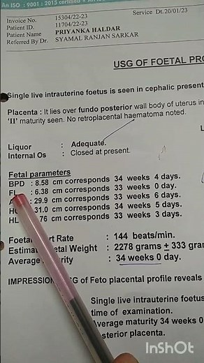 USG report e BPD, FL, AC, HC, HL কী???? describe about BPD, FlL, AC, HC,HL in USG #priyanka #short