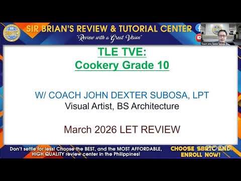 TLE TVTE COOKERY ETC