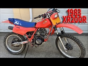 This 1983 XR200R has been sitting for years. Time to wake it up!