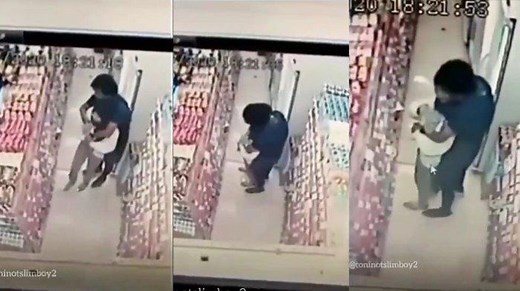 Video Viral di Twitter, Detik-detik Wanita Berhijab Digrepe-grepe Lelaki di Minimarket - Tribunnewssultra.com