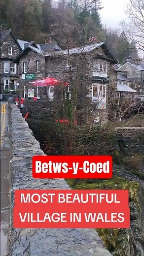 A Winters day in the Most Beautiful Welsh Village BETWS Y COED