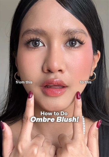 Tutorial buat ombre blush👆🏻✨ Team Tropik udah cobain belum?👀