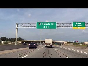Driving to Toronto, Canada from Niagara Falls, Canada 🇨🇦