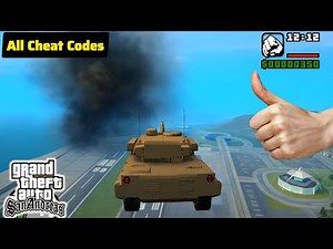 GTA SAN ANDREAS NEW CHEAT CODES | ALL IN ONE